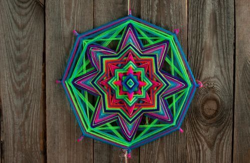 Mandala of abundance and meditation