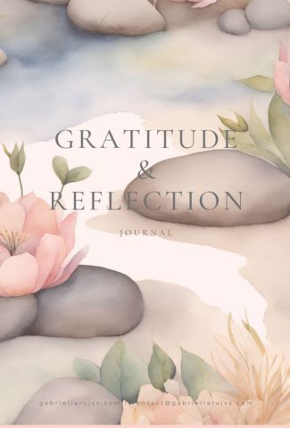 Gratitude & Reflection Journal_small size picture for posts, pages.